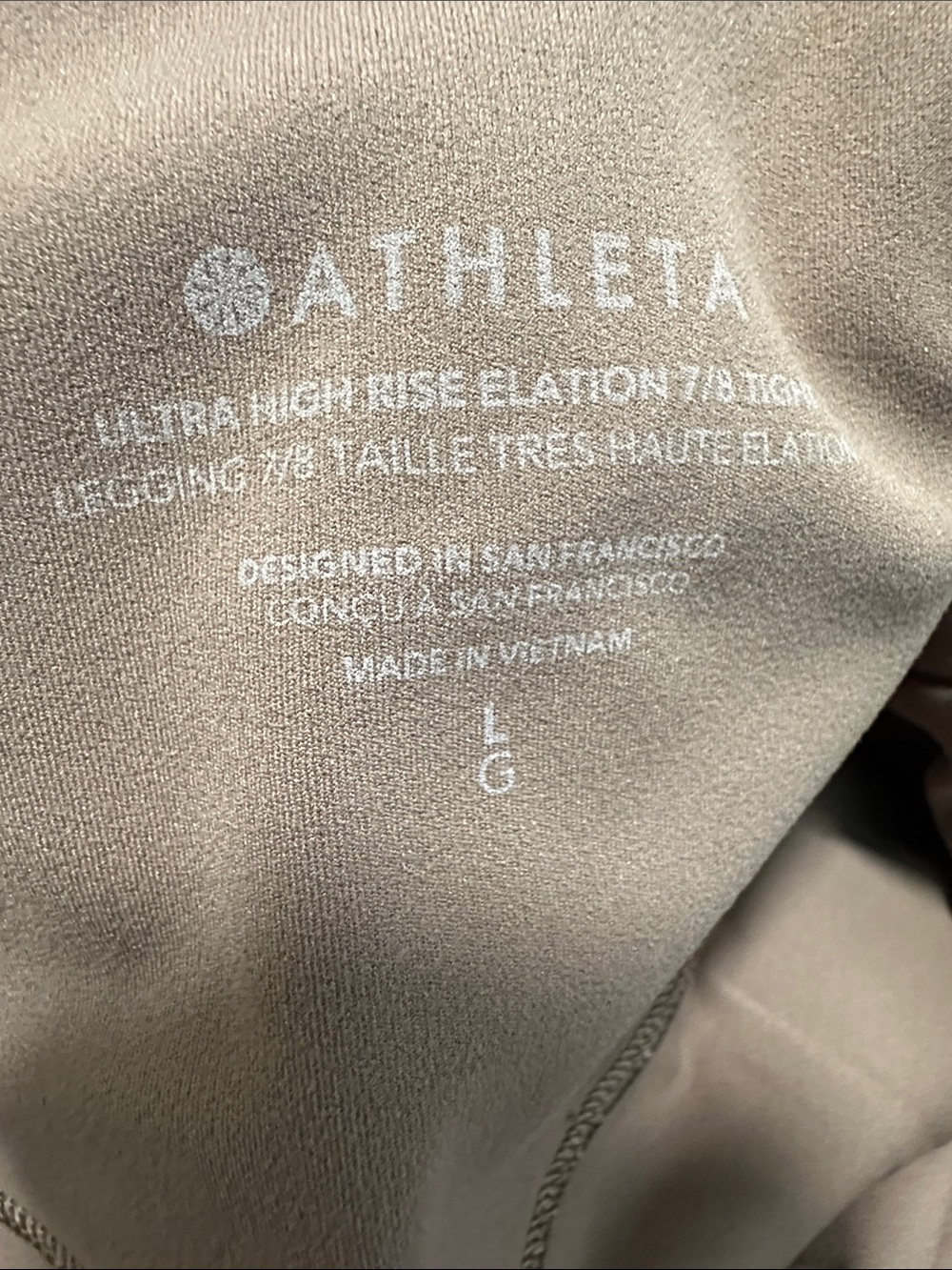๐ Athleta Ultra High Rise Elation 7/8 Leggings - Picture 3 of 3